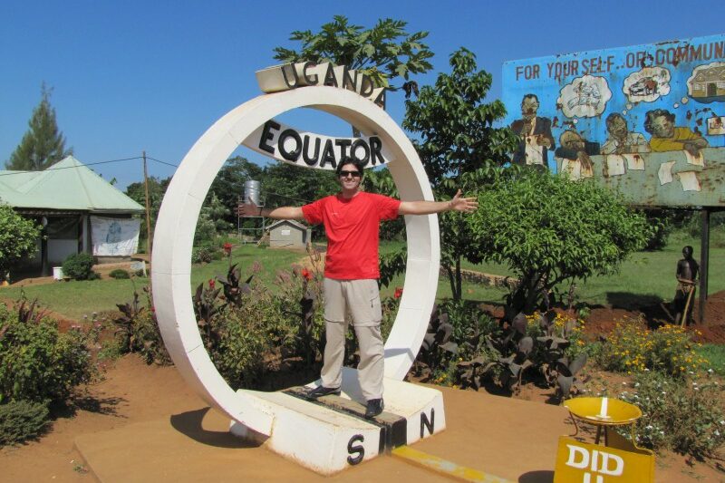 Uganda, linea immaginaria dell'Equatore