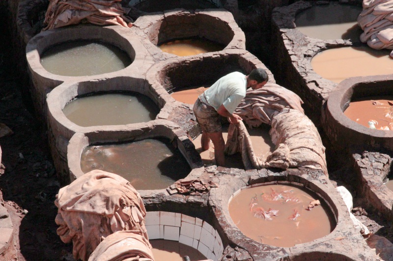 Marocco, le concerie di Fes