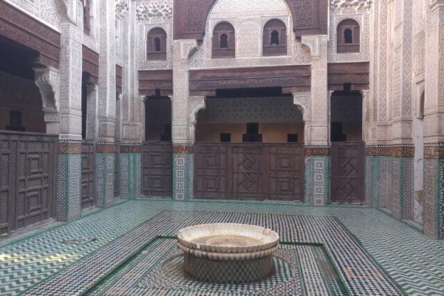 Meknes, l’antica scuola coranica Bou Inania