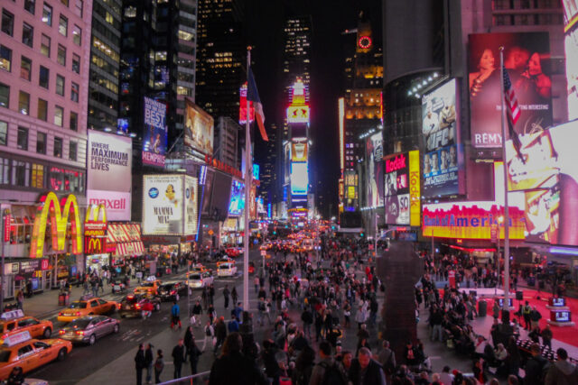 New York City, le luci di Times Square