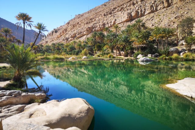 Le piscine naturali del Wadi Bani Khalid