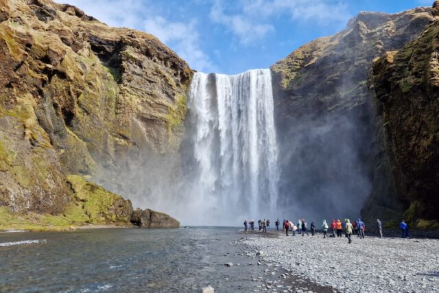 La cascata Skogafoss