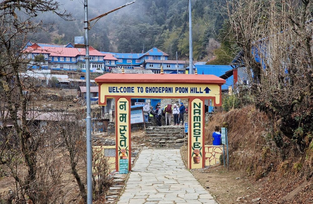 Nepal, trekking di Poon Hill